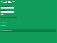 Tablet Screenshot of chathour.com